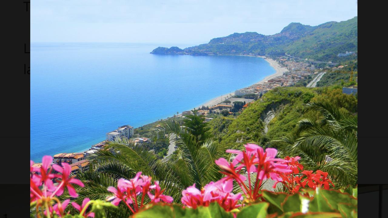 La Nave Sul Mare Di Taormina Bed & Breakfast Letojanni Exterior photo